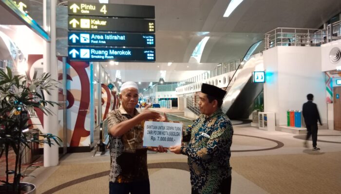 H. Irhamuddin Terima Donasi DMI Kota Sibolga Untuk Turki