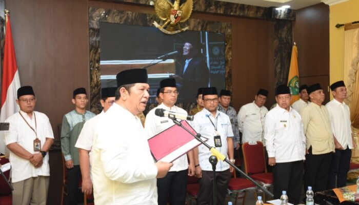 Wali Kota Sidempuan Baiat Dewan Hakim MTQ Ke-22, Pawai Ta’aruf Meriah