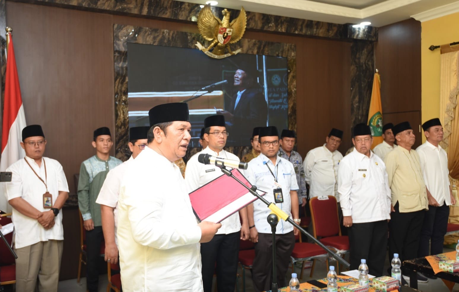 Wali Kota Sidempuan Baiat Dewan Hakim MTQ Ke-22, Pawai Ta'aruf Meriah