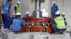 Targetkan COD 2023, PLN Lakukan First Lowering of Rotor Unit 1 PLTA Peusangan