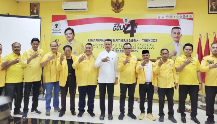 Fokus Pileg Dan Pilpres, Di Deliserdang Golkar Targetkan 10 Kursi