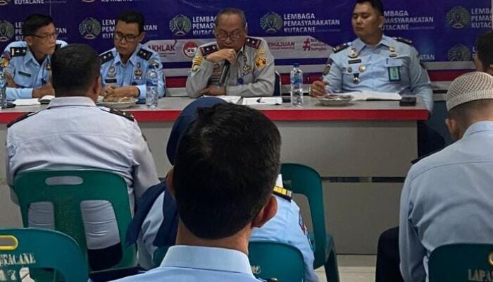 Lapas Kelas II B Kutacane Rapat Internal Tingkatkan Pelayanan Publik