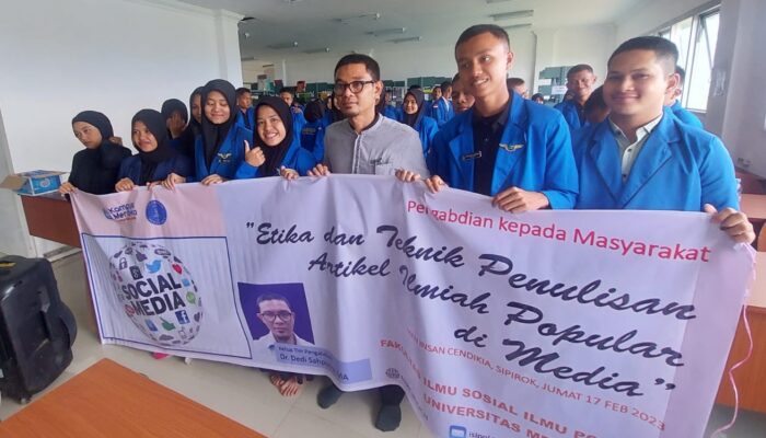 Dosen Fisipol UMA Pengabdian Masyarakat Di MAN Cendikia Sipirok