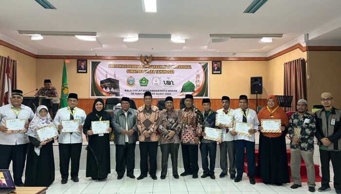Dirjen PHU Kemenag RI Tutup Kegiatan Sertifikasi Pembimbing Manasik Haji Profesional