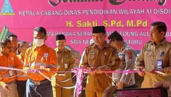Tambang Emas Martabe Bangun Aula Terbuka Untuk SMAN 1 Batangtoru
