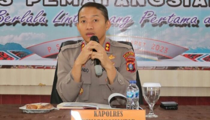 Polres P.Siantar Gelar Latpraops Keselamatan Toba 2023