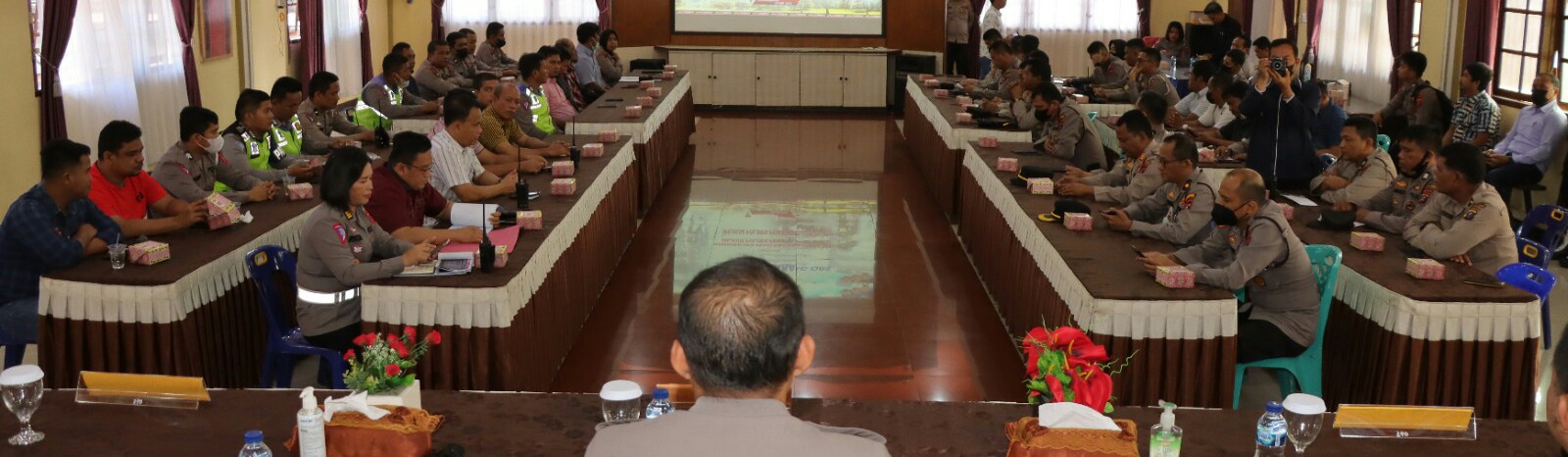 Polres P.Siantar Gelar Latpraops Keselamatan Toba 2023