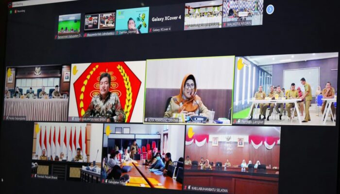 Usai Daring Bersama Gubsu Dan Menko PMK, Wali Kota P.Siantar Instruksikan OPD Segera Turunkan Stunting