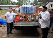 Petani Manfaatkan Pompa Air Untuk Mengairi Sawah