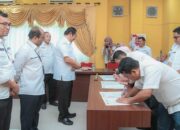 Camat Di Sidempuan Teken Komitmen Capaian Target PBB 2023