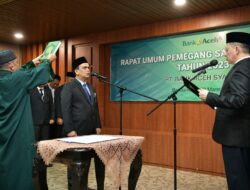 Pj. Gubernur Aceh Lantik Muhammad Syah Sebagai Dirut BAS