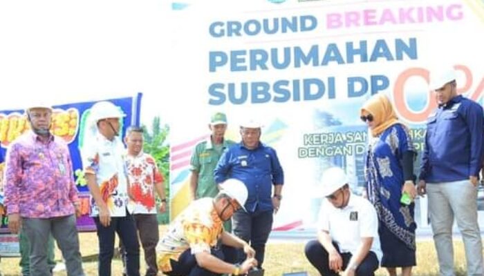 Bupati Ground Breaking Rumah DP Nol Persen
