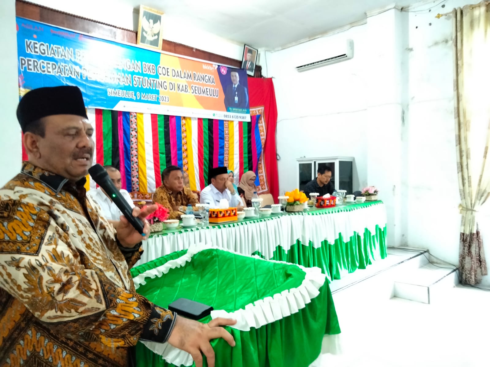 Ketua Fraksi Golkar Aceh Hadiri Sosialisasi Stunting Di Simeulue