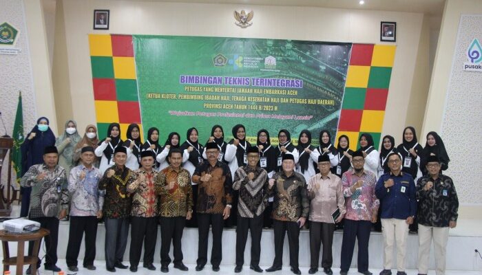 Kemenag Aceh Gelar Bimtek Terintegrasi Bagi Petugas Haji 2023