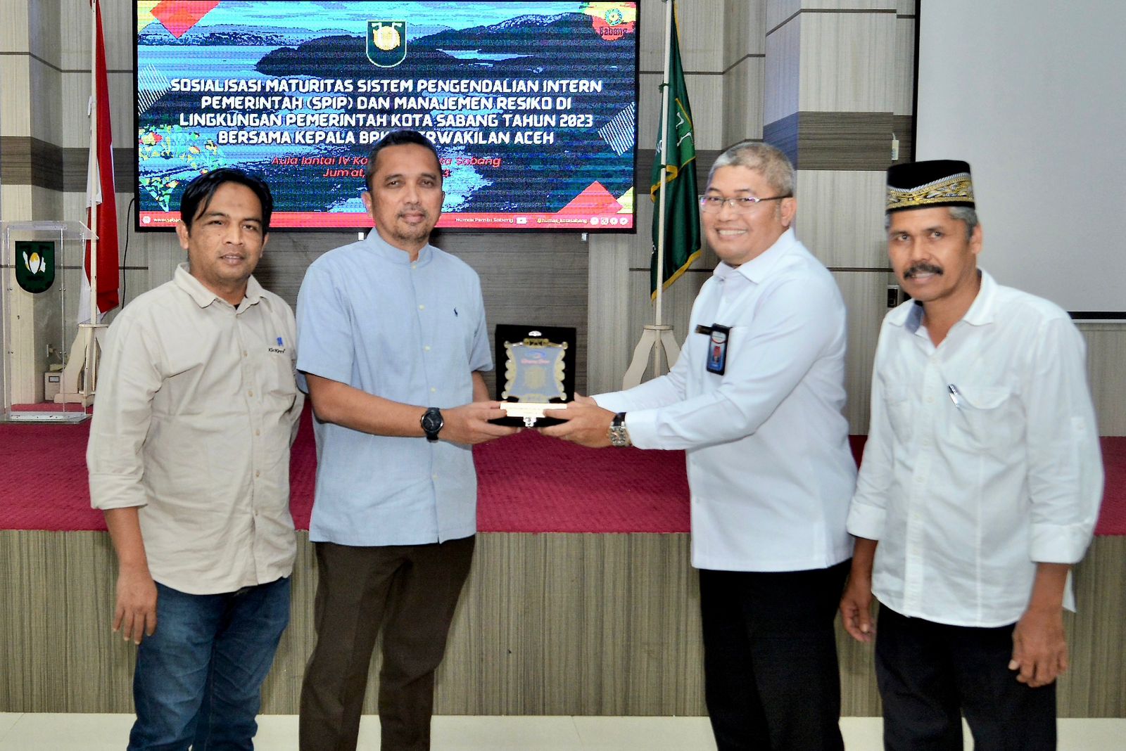 Seluruh OPD Pemko Sabang Dibekali Sosialisasi Maturitas SPIP
