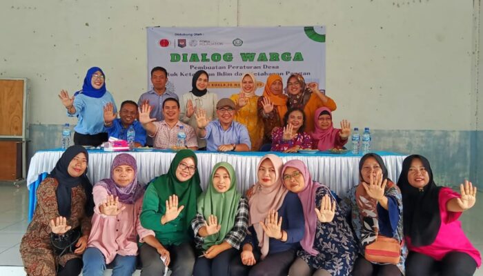 HAPSARI Dan UNDS Gelar Dialog Warga Tentang Peraturan Desa