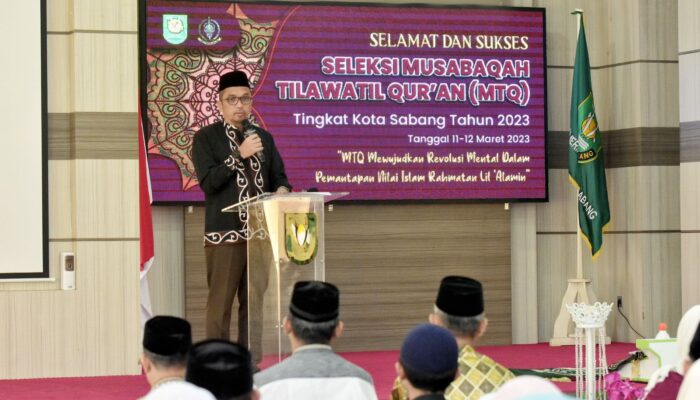 Seleksi MTQ XXXVI, Sabang Diharapkan Masuk 10 Besar Se-Aceh