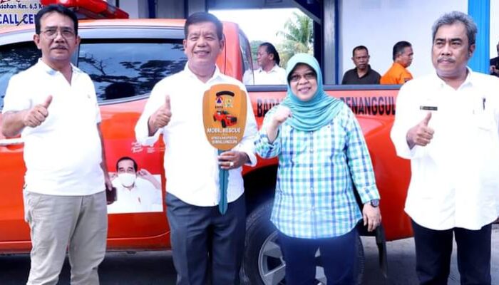 BPNPB Pusat Bantu BPBD Simalungun Mobil Rescue
