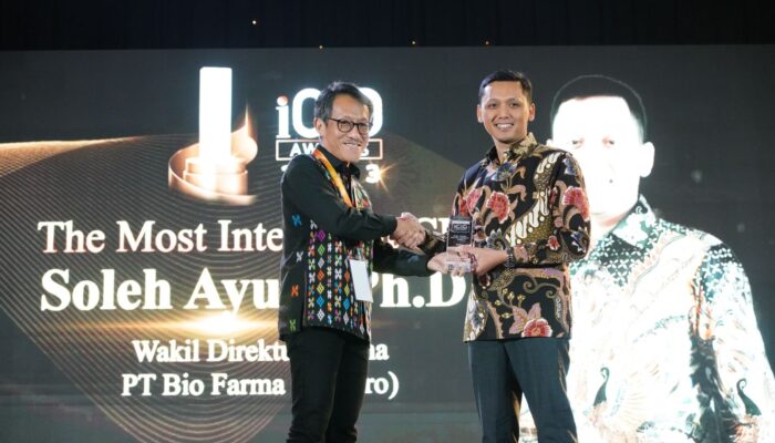 Sukses Atasi Pandemi, Wakil Direktur Utama Bio Farma Diganjar The Most Intelligence CIO