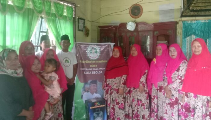 Tingkatkan Elektabilitas Ganjar Pranowo, SDG Sumut Silahturahmi Ke Majlis Taklim Rukun Bersama Di Sibolga