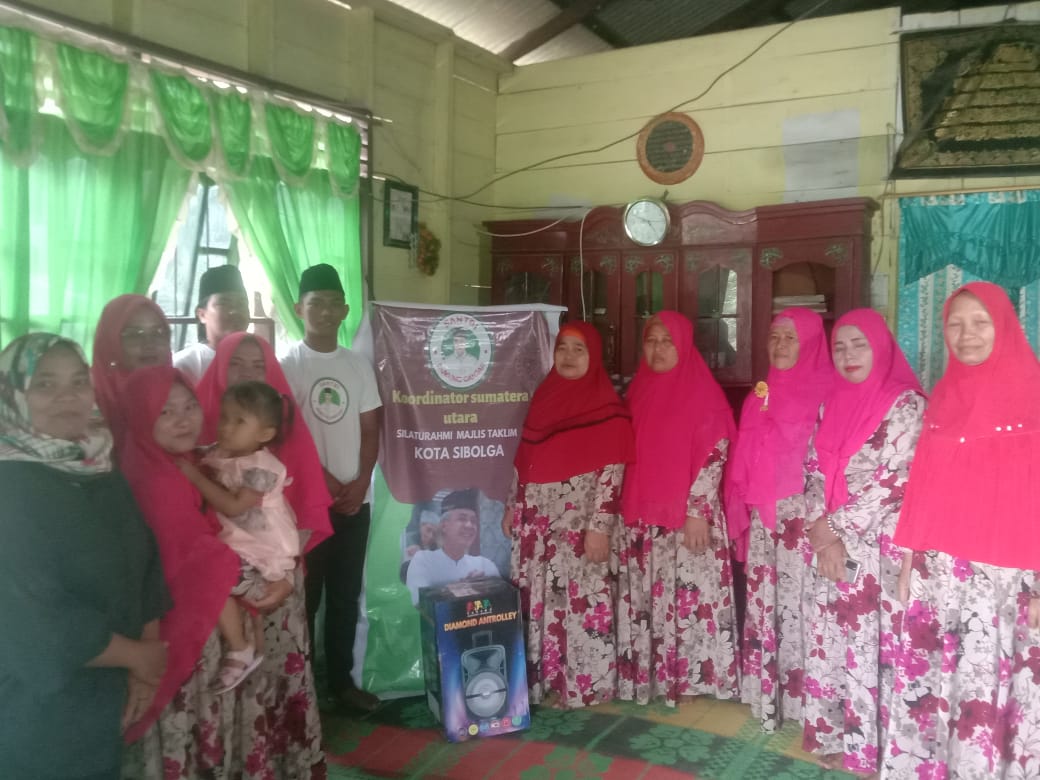Tingkatkan Elektabilitas Ganjar Pranowo, SDG Sumut Silahturahmi Ke Majlis Taklim Rukun Bersama Di Sibolga