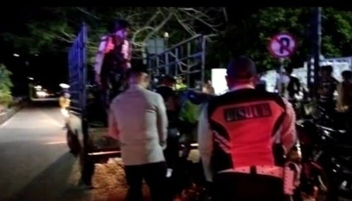 Di Palas, 51 Sepeda Motor Terjaring Razia Gabungan