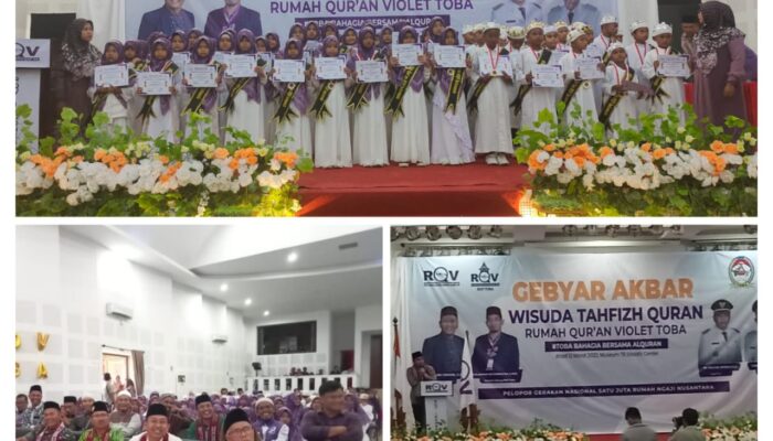 RQV Wisuda 75 Siswa Tahfiz Quran Se-Kabupaten Toba
