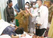 Mensos Bantu Bocah 6 Tahun Patah Kaki Akibat Tertimpa Batu Nisan