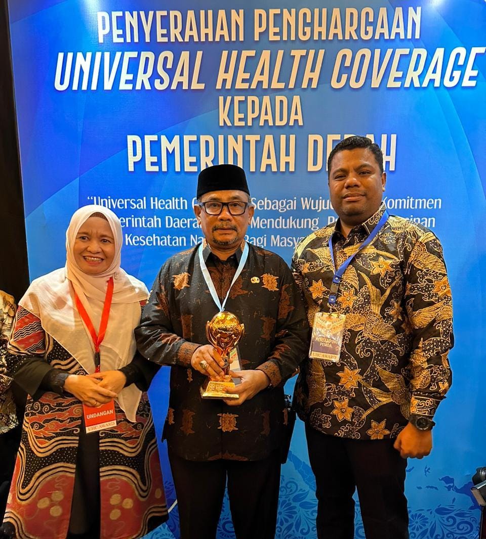Dinkes Langsa Raih Penghargaan UHC Kementerian Kesehatan RI