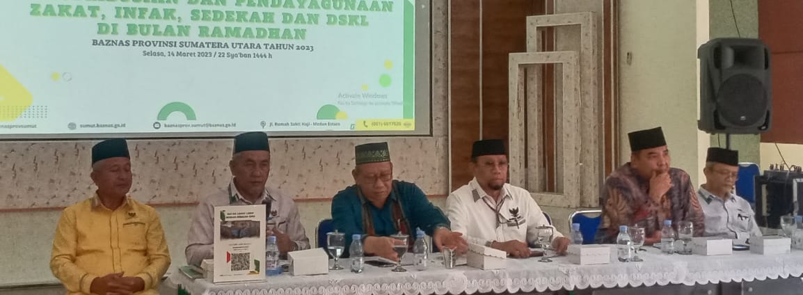 Baznas Sumut Gelar Diskusi Pengumpulan Pendistribusian Dan Pendayagunaan ZIS Bulan Ramadan