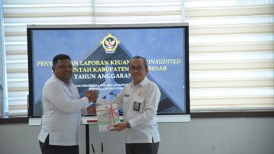 Pemkab Aceh Besar Serahkan LKPD Unaudited Tahun 2022 Ke BPK RI Perwakilan Aceh