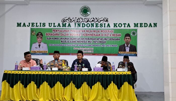 MUI Kota Medan Gelar Penyuluhan Penguatan Nilai Moderasi Beragama