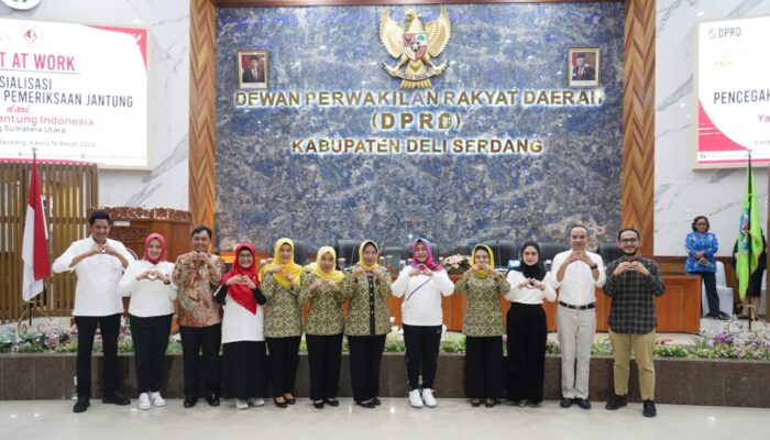 DPRD DS Bersama Yayasan Jantung Indonesia Gelar Heart At Work
