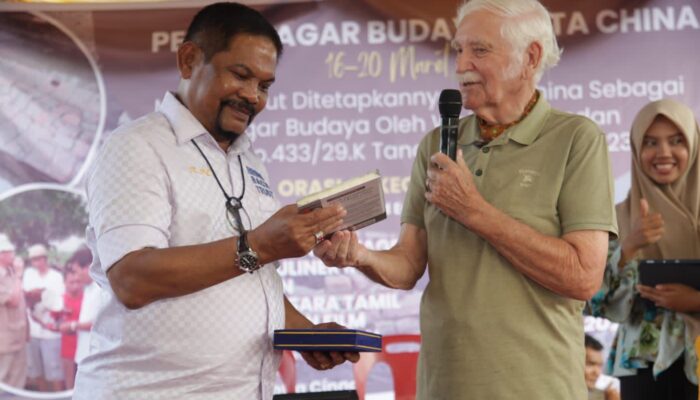 Kota Cinna Marelan Situs Penting Dunia, Rahudman Dianugerahi Tokoh Peduli Heritage