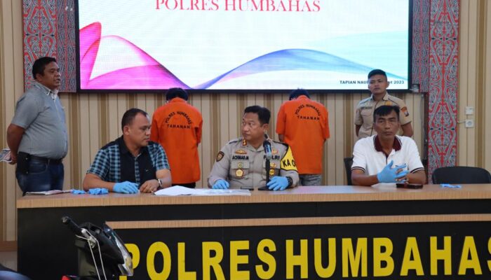 Polres Humbahas Ungkap Pencurian Sepeda Motor