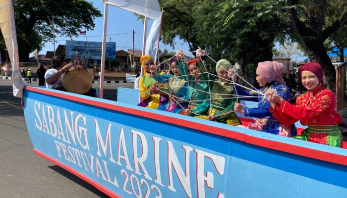 Meriah, Pawai Budaya Sabang Marine Festival 2023