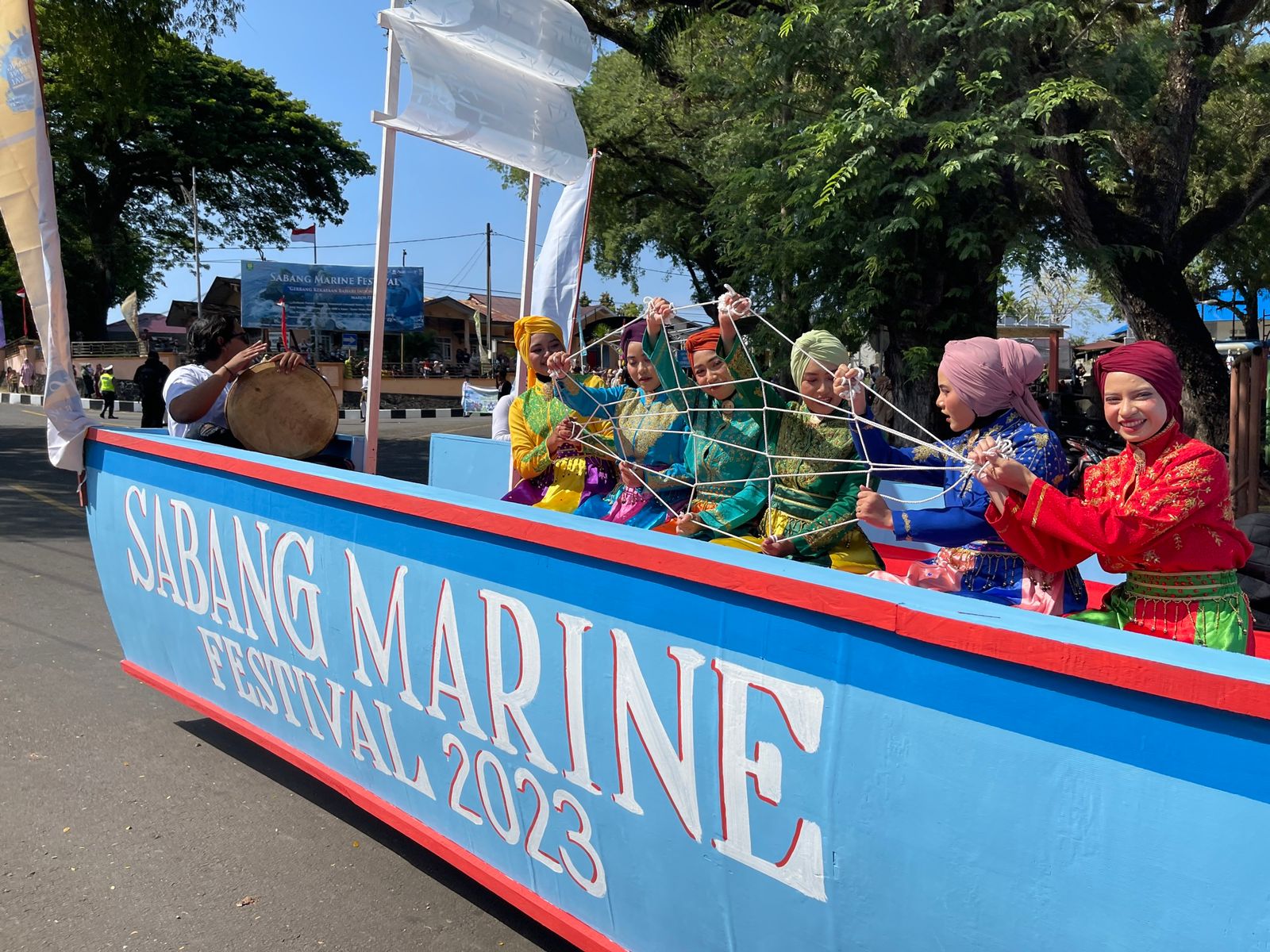 Meriah, Pawai Budaya Sabang Marine Festival 2023