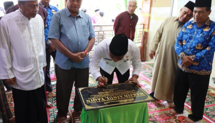 Wali Kota Binjai Resmikan Masjid Ainul Yaqin
