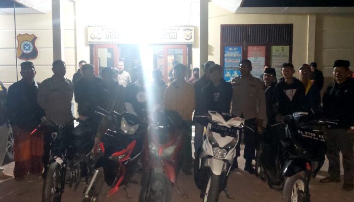 Polisi Tertibkan Aksi Balap Liar, 5 Sepeda Motor Dan 9 Remaja Diamankan