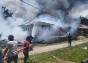 4 Rumah Musnah Terbakar Di Balige