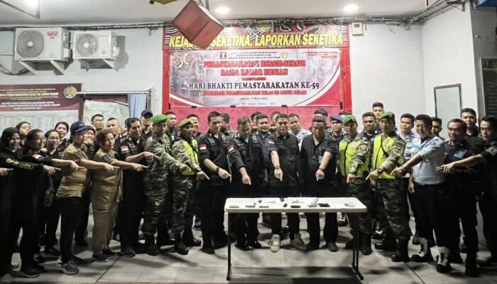 7 HP, 5 Pisau Kater Hingga Handset Disita Dari Warga Binaan Lapas Lubukpakam