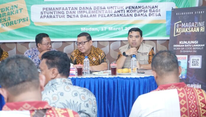 Kejatisu Ajak Kepdes Manfaatkan Dana Desa Untuk Atasi Masalah Stunting Di Kecamatan Kutalimbaru