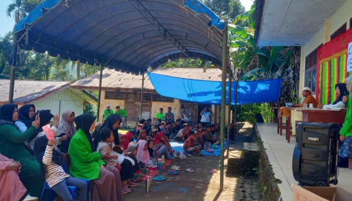 Kerjasama Guru SD, SMP Lae Ikan Gelar Peringatan Isra Mikraj 