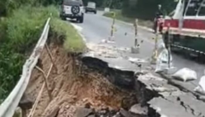 Minggu Depan Jalan Nasional Amblas 15 Meter Akan Ditangani