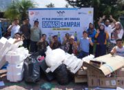 Peduli Akan Lingkungan, PLN Bersama Bank Sampah Yamantab Gelar Donasi Sampah