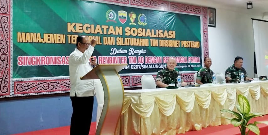 Wabup Minta Kerja Sama Dengan TNI Tetap Sinergis Bangun Ketahanan Pangan Di Simalungun