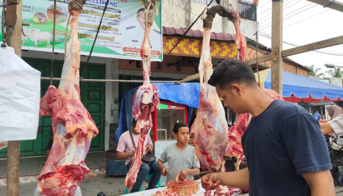 Harga Daging Meugang Di Langsa Rp180.000/kg