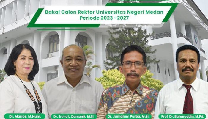 Empat Balon Bersaing Jadi Rektor Unimed