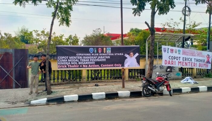 Menteri BUMN Erick Thohir Dinilai Cipayung Plus Sumut Gagal Sebagai Menteri Hanya “No Action, Conten Only”