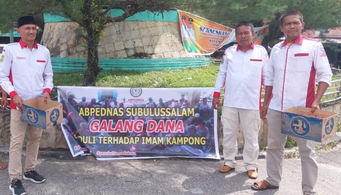 Abpednas Galang Dana Untuk Honor Imam Kampong Di Subulussalam
